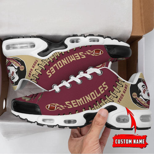 NCAA Florida State Seminoles Football Custom New Design Air Max Plus Shoes Running Sneakers