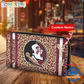 NCAA Florida State Seminoles Leopard Women’s Zip Around Wallet, Sporty Women’s Wallet