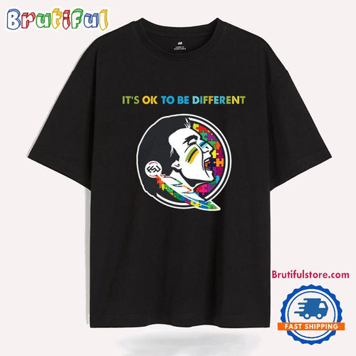 NCAA Florida State Seminoles Special Autism Awareness It’s Ok To Be Different T-Shirt