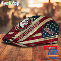 NCAA Florida State Seminoles Sport American Flag Custom Name Jeff Cap