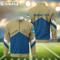 NCAA Florida State Seminoles Sport Logo Team Personalized Standing Neck Zipper Jacket