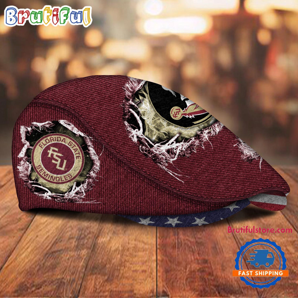 NCAA Florida State Seminoles Sport Team Design Jeff Cap