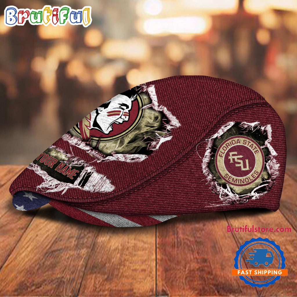 NCAA Florida State Seminoles Sport Team Design Jeff Cap
