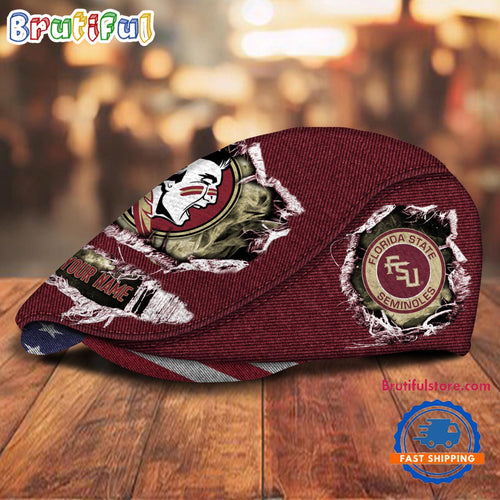NCAA Florida State Seminoles Sport Team Design Jeff Cap