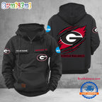 NCAA Georgia Bulldogs Sport Team Design Logo Name Cargo Hoodie