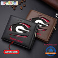 NCAA Georgia Bulldogs Sporty Custom Men’s Leather Wallet