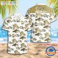 NCAA Georgia Tech Yellow Jackets Sporty Aloha Summer Hawaiian Shirt