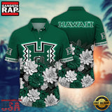 NCAA Hawaii Rainbow Warriors Hot Summer Aloha Hawaiian Shirt Hawaiian Shirt