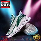 NCAA Hawaii Rainbow Warriors Football Clunky Unique Design Max Soul Shoes Running Sneakers
