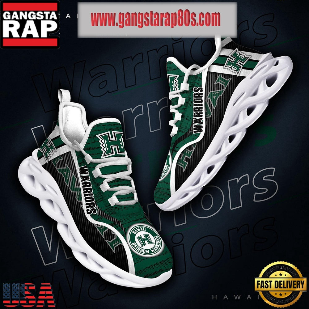 NCAA Hawaii Rainbow Warriors New Design Max Soul Shoes Running Sneakers