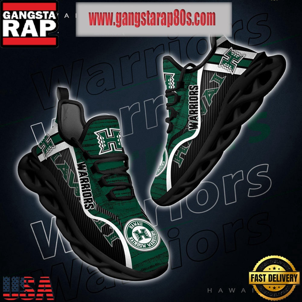 NCAA Hawaii Rainbow Warriors New Design Max Soul Shoes Running Sneakers
