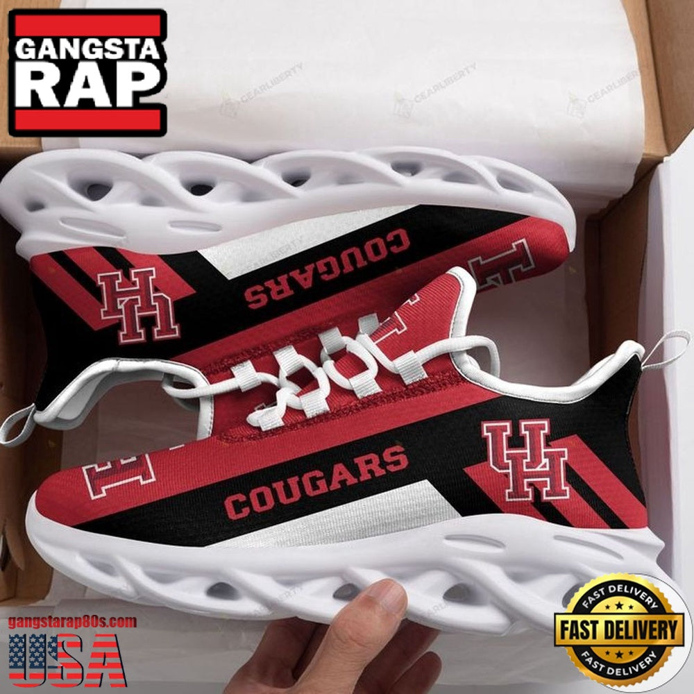 NCAA Houston Cougars Unique Design Max Soul Shoes Running Sneakers