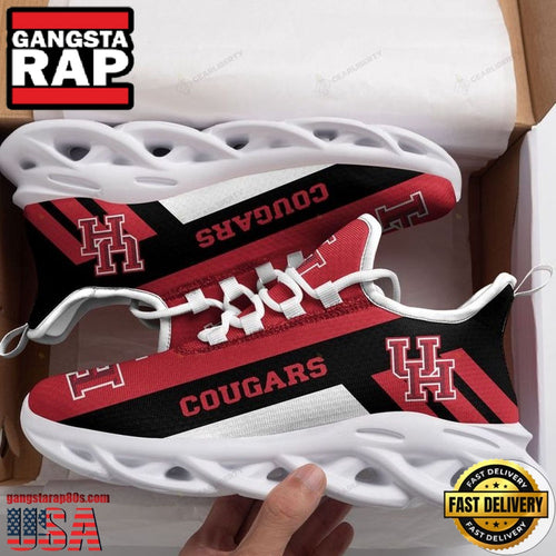 NCAA Houston Cougars Unique Design Max Soul Shoes Running Sneakers
