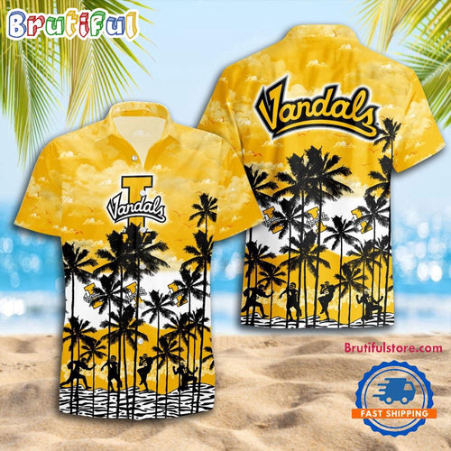 NCAA Idaho Vandals Palm Tree Hawaiian Shirt