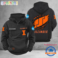NCAA Illinois Fighting Illini Sport Team Design Logo Name Cargo Hoodie