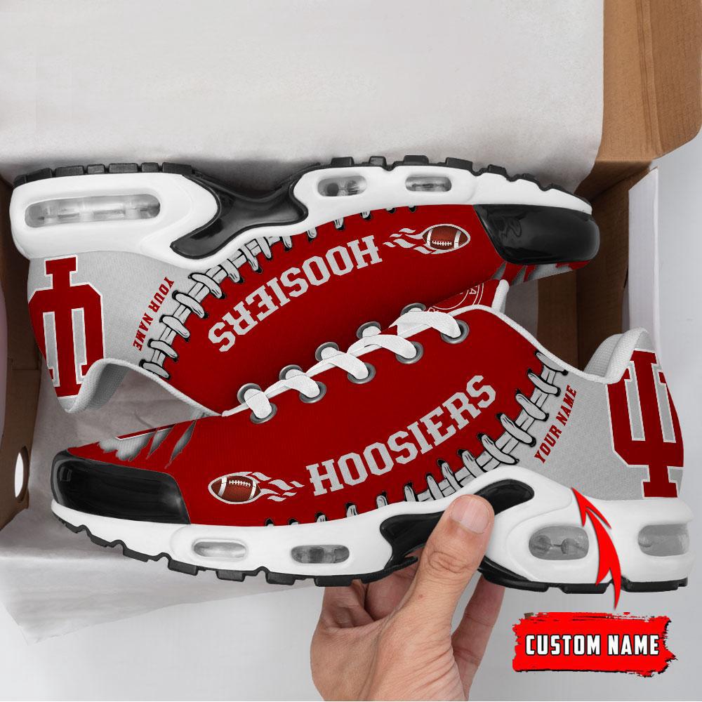NCAA Indiana Hoosiers Football Custom New Design Air Max Plus Shoes Running Sneakers
