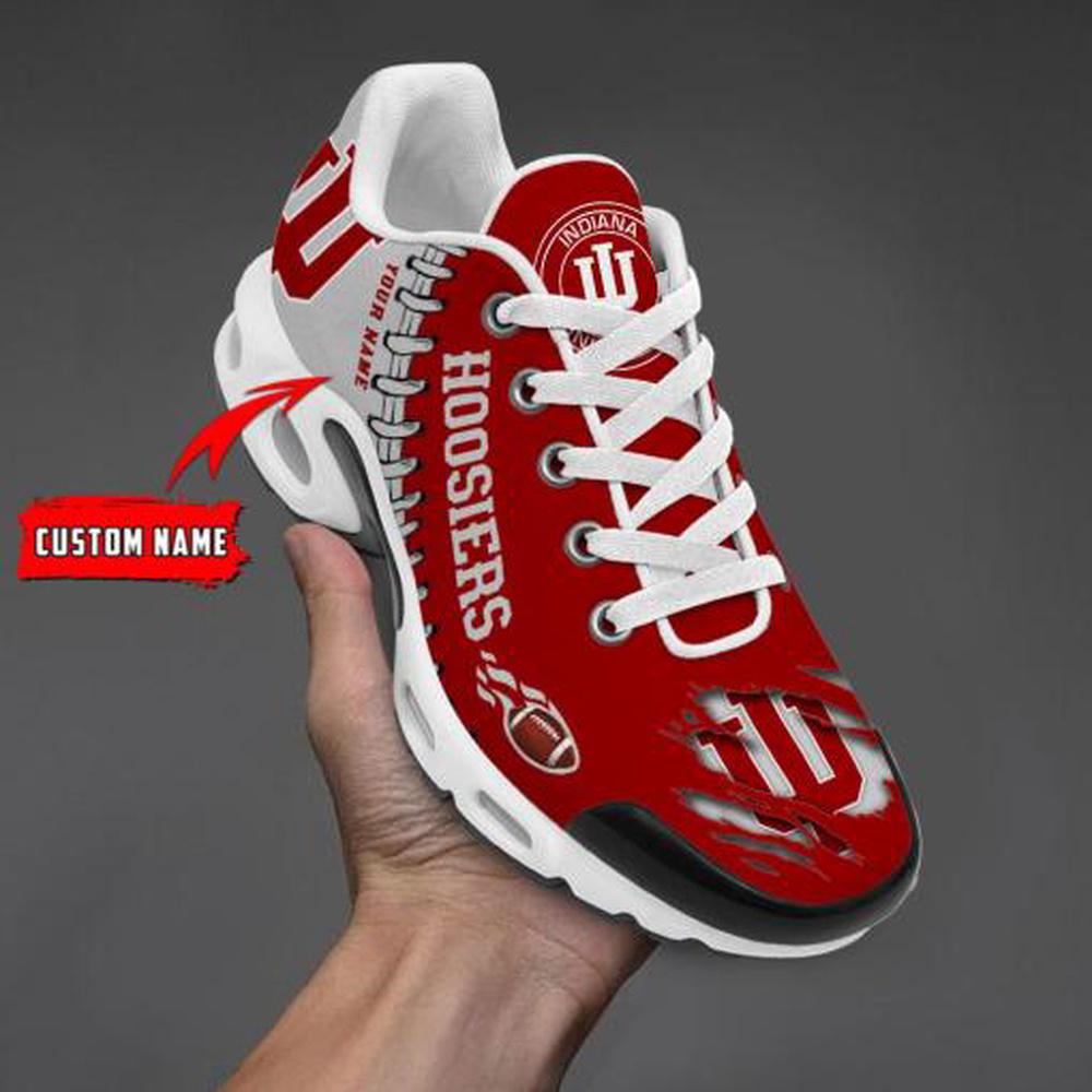 NCAA Indiana Hoosiers Football Custom New Design Air Max Plus Shoes Running Sneakers