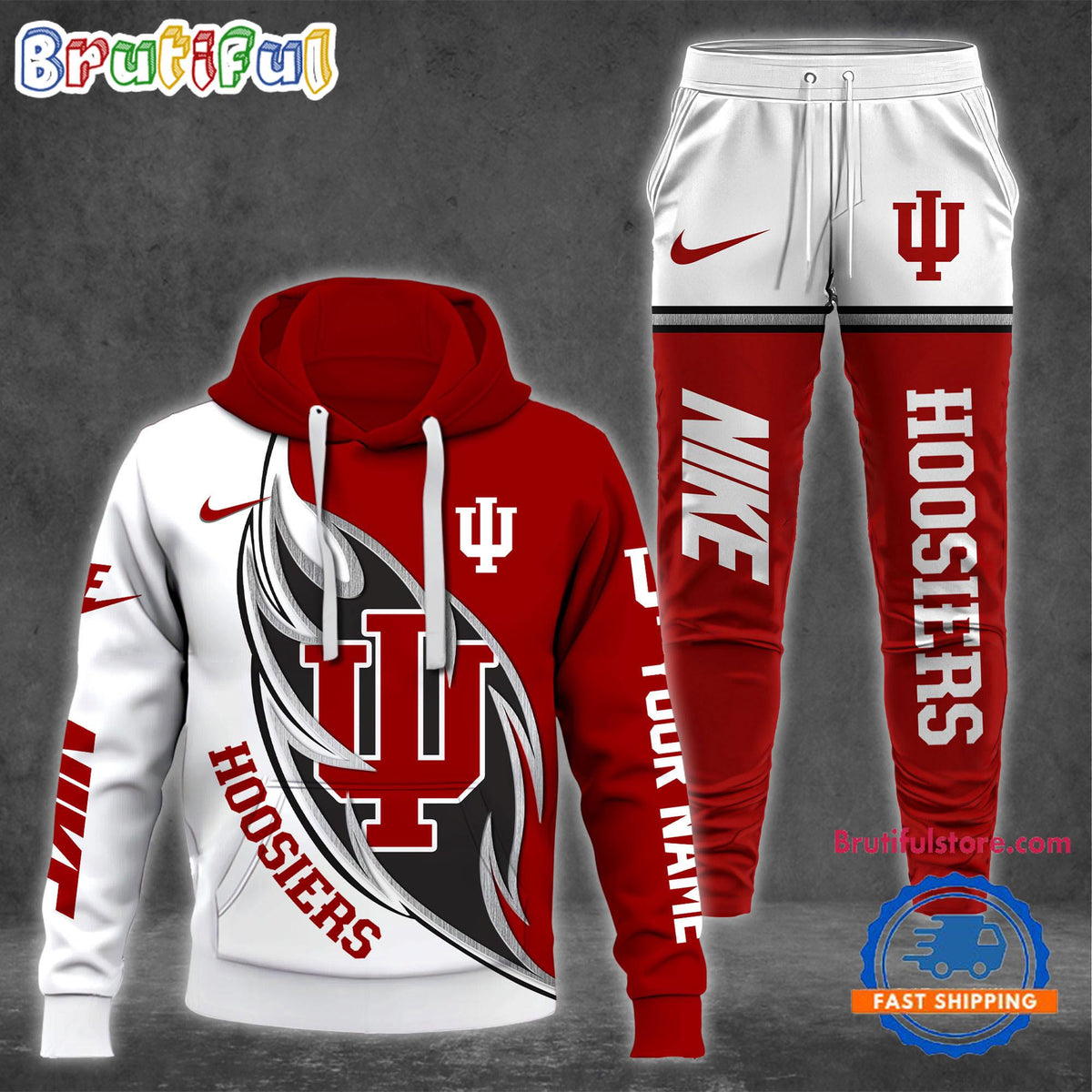 NCAA Indiana Hoosiers Special Sport Team Design Hoodie And Pants