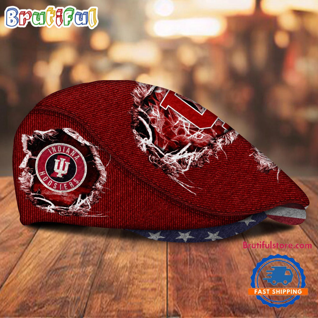NCAA Indiana Hoosiers Sport Team Design Jeff Cap