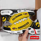 NCAA Iowa Hawkeyes Football Custom New Design Air Max Plus Shoes Running Sneakers