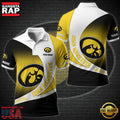 Custom Name NCAA Iowa Hawkeyes Team Polo Shirt