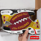 NCAA Iowa State Cyclones Football Custom New Design Air Max Plus Shoes Running Sneakers