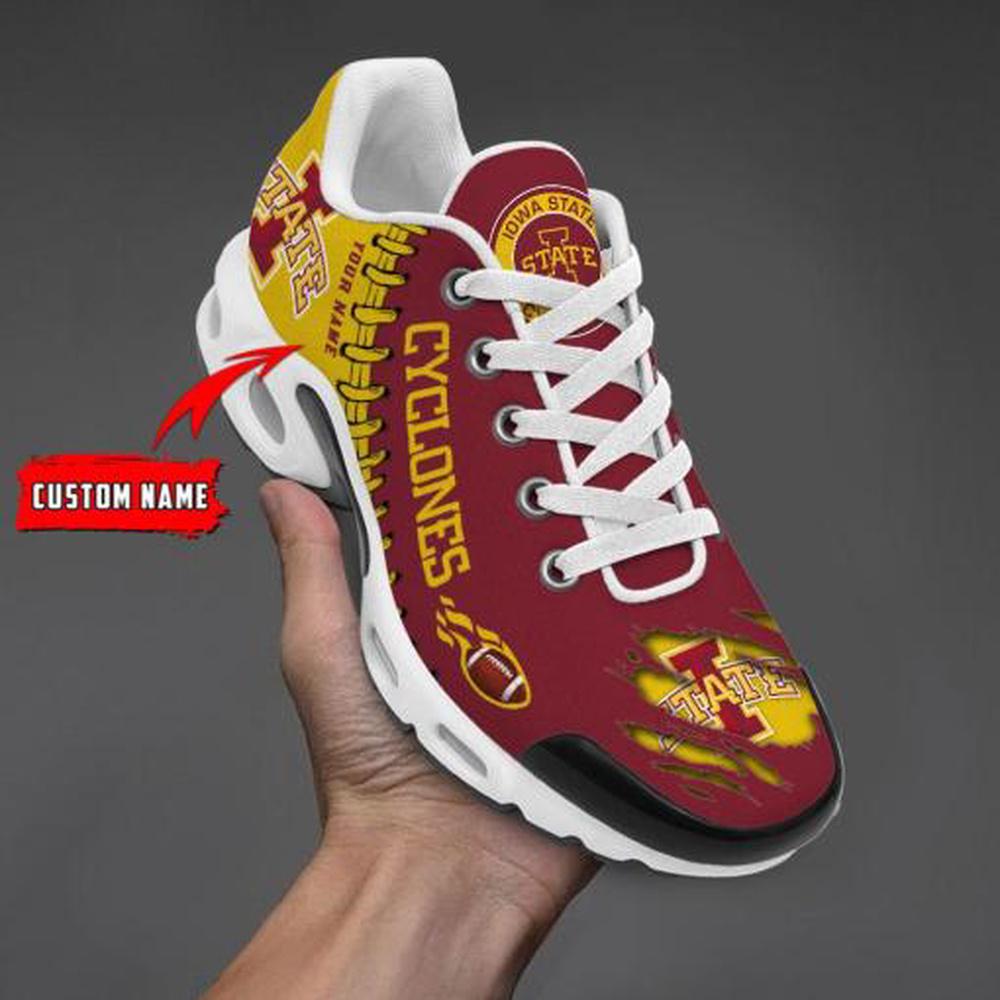 NCAA Iowa State Cyclones Football Custom New Design Air Max Plus Shoes Running Sneakers