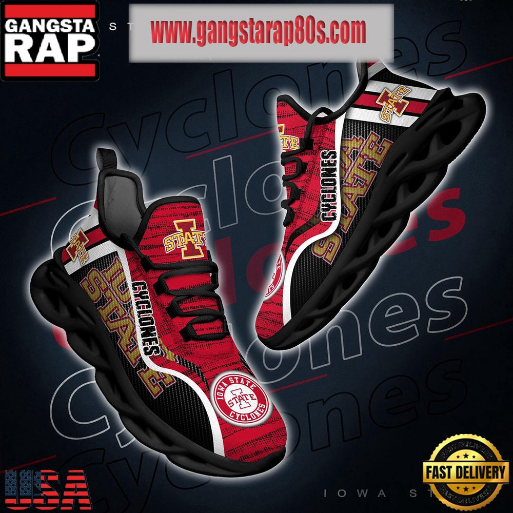 NCAA Iowa State Cyclones New Design Max Soul Shoes Running Sneakers