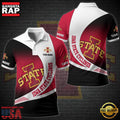 Custom Name NCAA Iowa State Cyclones Team Polo Shirt