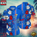 NCAA Kansas Jayhawks Flower Style Hot Summer Aloha Hawaiian Shirt