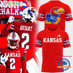 NCAA Kansas Jayhawks Football 2024 New Version Soccer Rock Chalk Hoodie T-Shirt