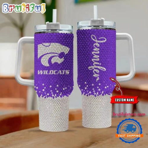 NCAA Kansas State Wildcats Personalized Stanley Diamond Tumbler 40oz