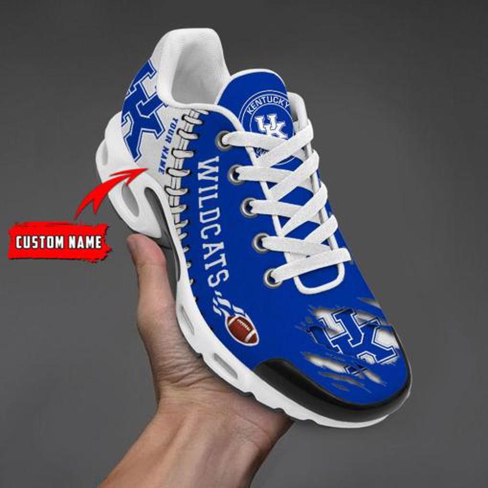 NCAA Kentucky Wildcats Football Custom New Design Air Max Plus Shoes Running Sneakers
