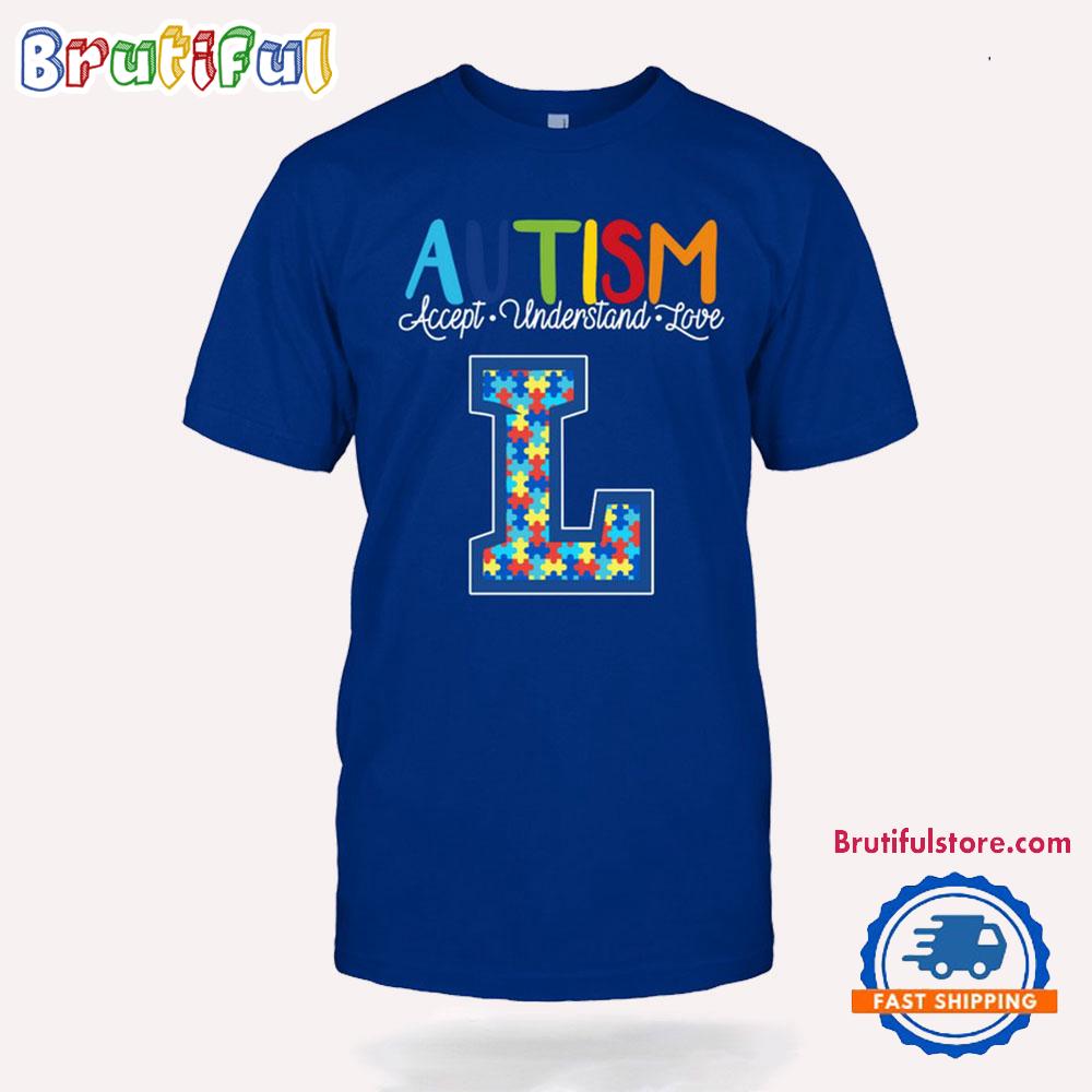 NCAA Lipscomb Bisons Autism Accept Understand Love T-Shirt