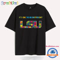 NCAA LSU Tiger Special Autism Awareness It’s Ok To Be Different T-Shirt