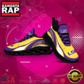 NCAA Lsu Tigers And Lady Tigers Football Clunky Unique Design Max Soul Shoes Running Sneakers