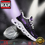 NCAA Lsu Tigers Custom Name Clunky Unique Design Max Soul Shoes Running Sneakers