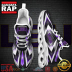 NCAA Lsu Tigers Football Team Custom Name Clunky Unique Design Max Soul Shoes Running Sneakers