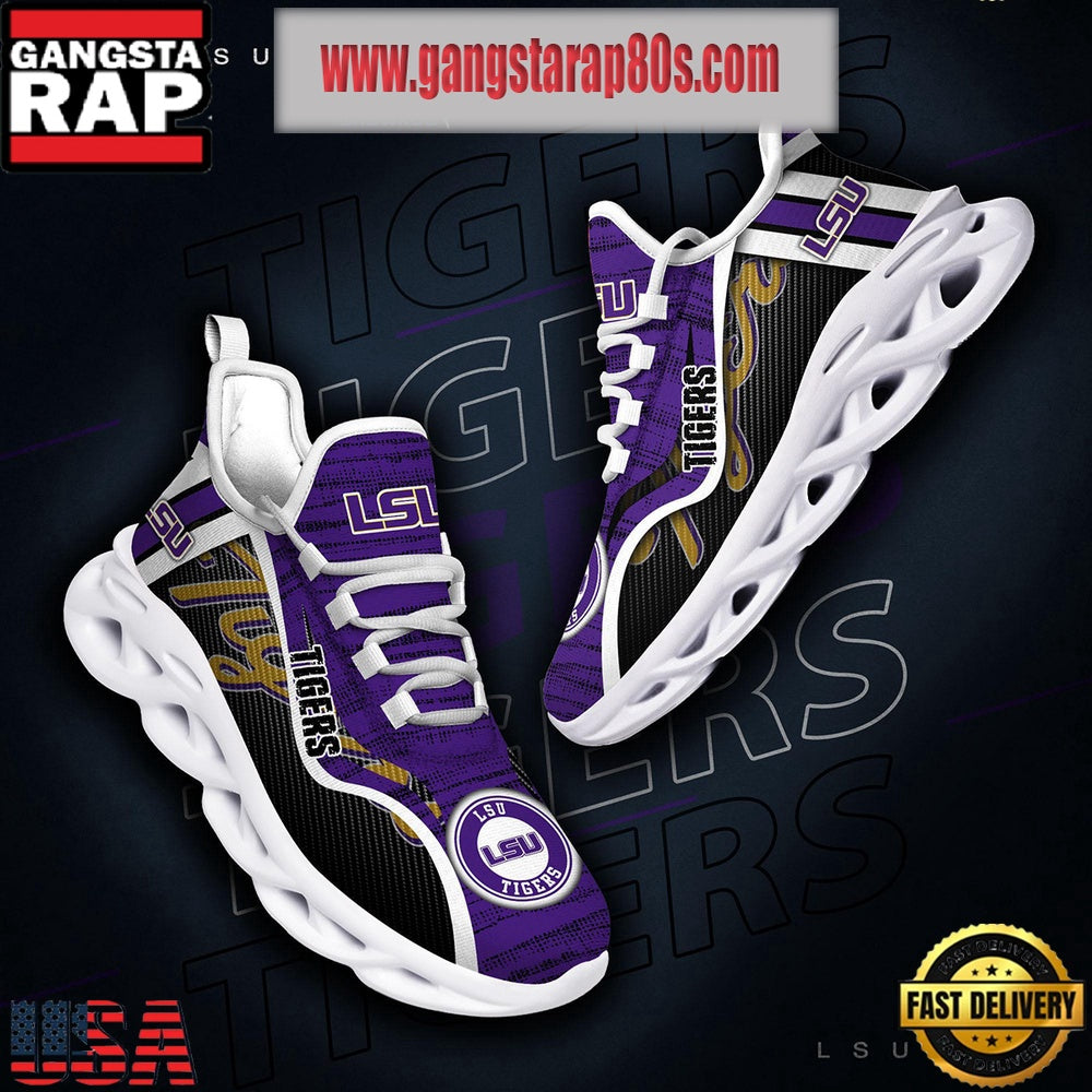 NCAA LSU TIGERS New Design Max Soul Shoes Running Sneakers