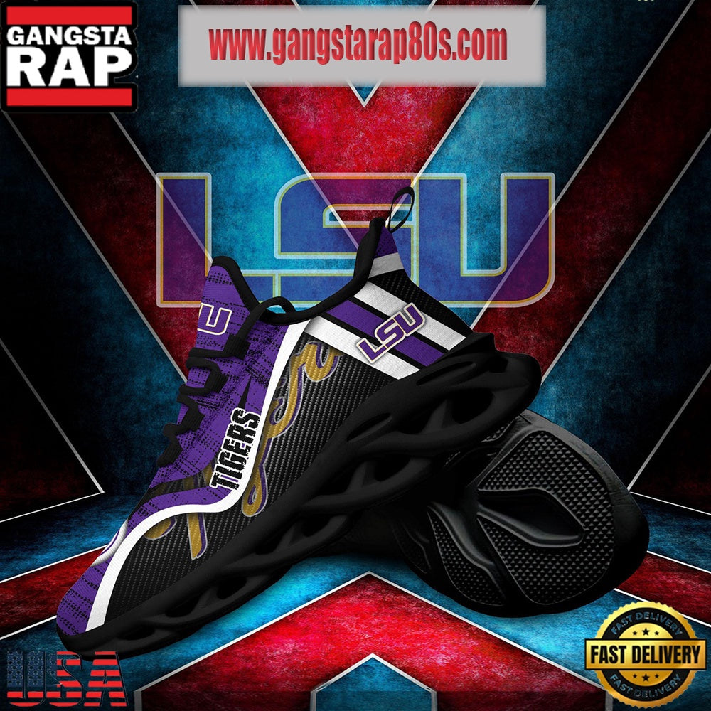 NCAA LSU TIGERS New Design Max Soul Shoes Running Sneakers