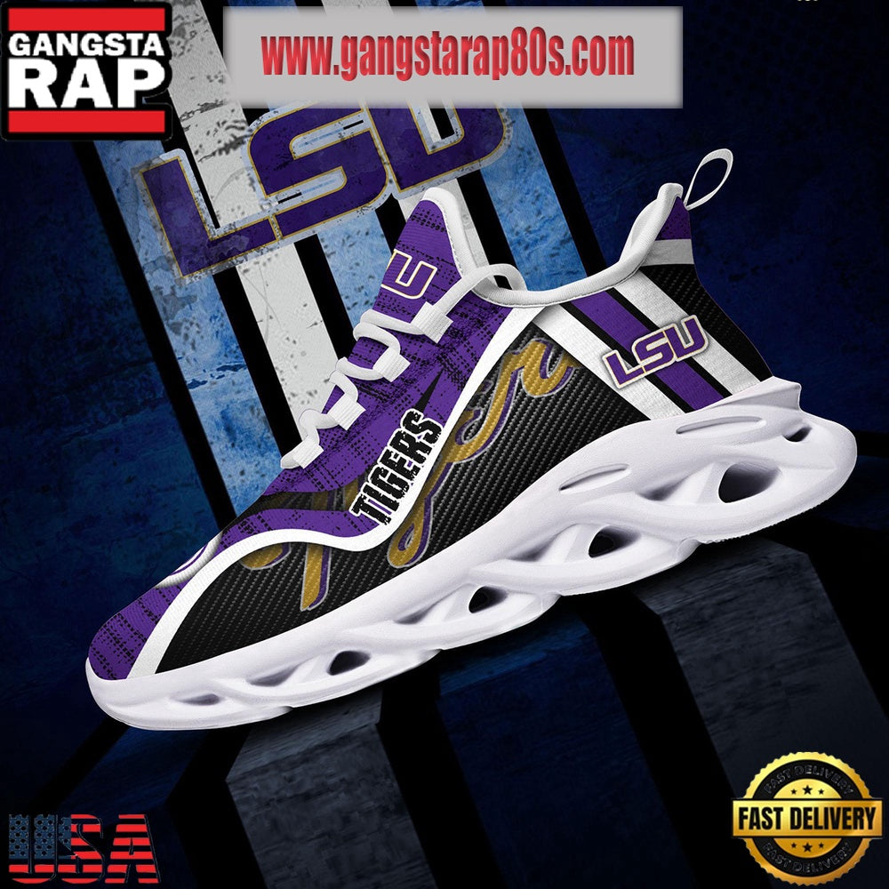 NCAA LSU TIGERS New Design Max Soul Shoes Running Sneakers