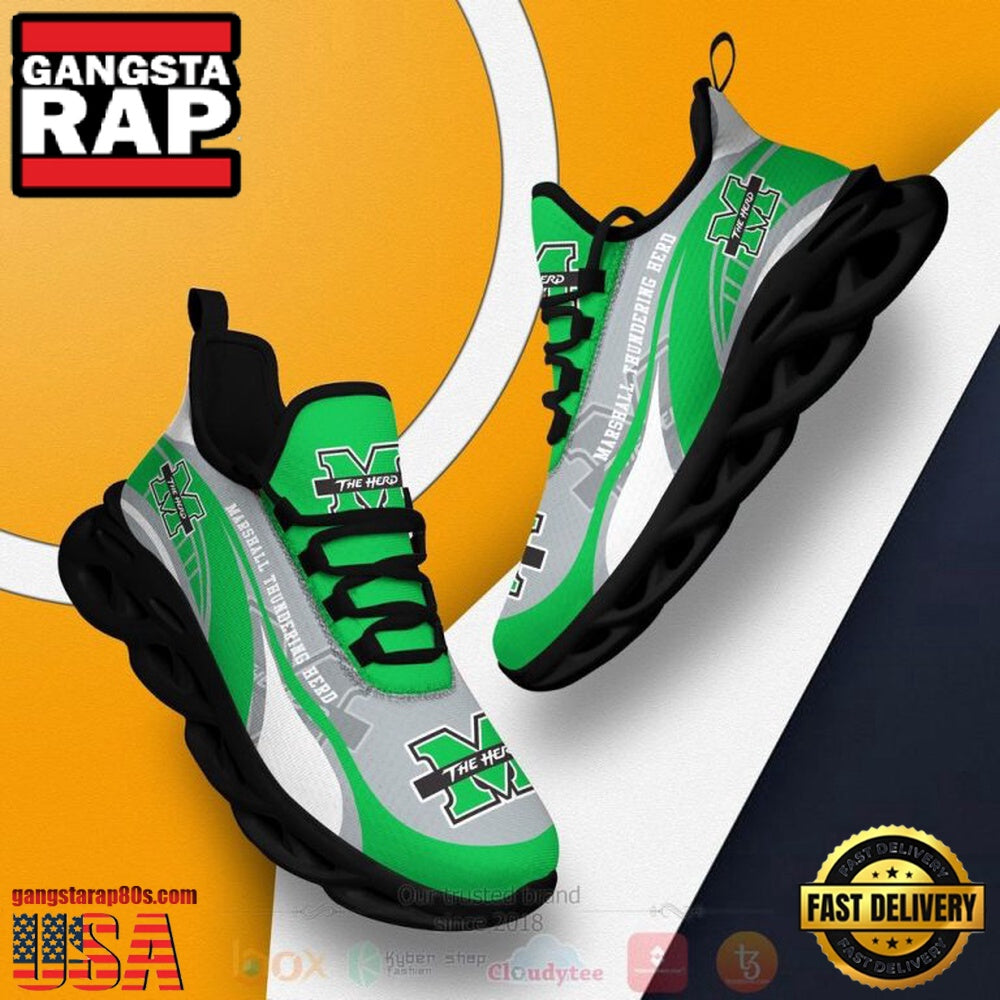 NCAA Marshall Thundering Herd Football Clunky Unique Design Max Soul Shoes Running Sneakers