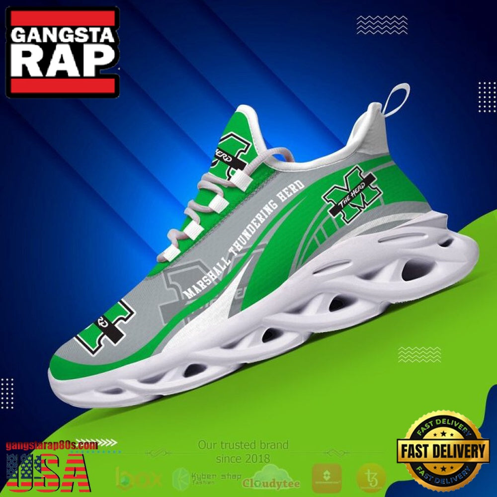 NCAA Marshall Thundering Herd Football Clunky Unique Design Max Soul Shoes Running Sneakers