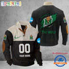 NCAA Marshall Thundering Herd Sport Team Custom Name And Number Buttoned Collar Sweatshirt