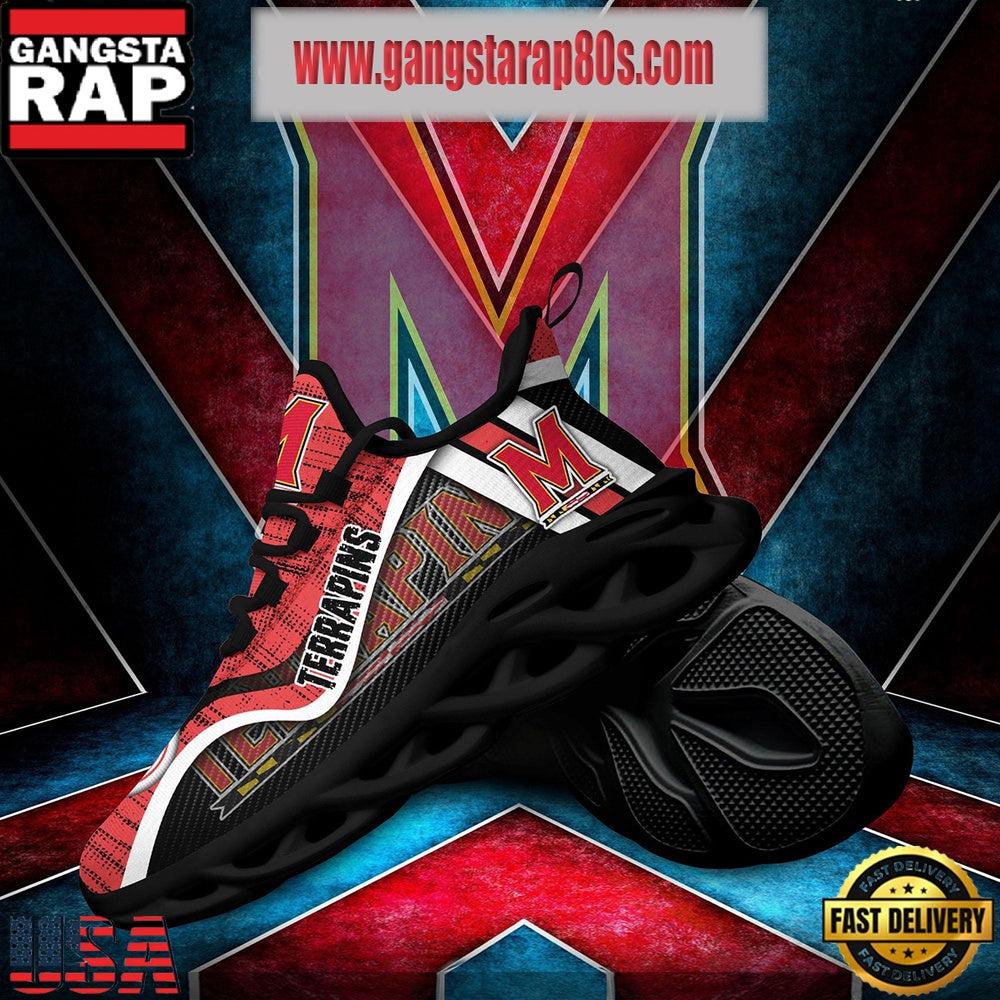 NCAA Maryland Terrapins New Design Max Soul Shoes Running Sneakers