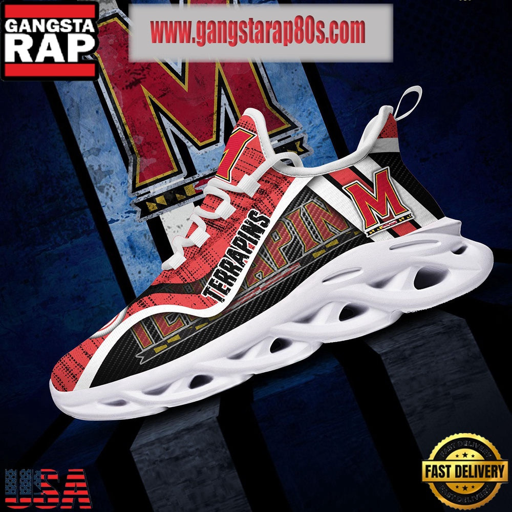 NCAA Maryland Terrapins New Design Max Soul Shoes Running Sneakers