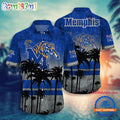 NCAA Memphis Tigers Palm Tree Tropical Summer Beach Hawaiian Shirt