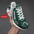 NCAA Michigan State Spartans Football Custom New Design Air Max Plus Shoes Running Sneakers