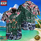 NCAA Michigan State Spartans Hawaiian Shirt 3D Print Personalized Cheap Button Up Hawaiian Shirt