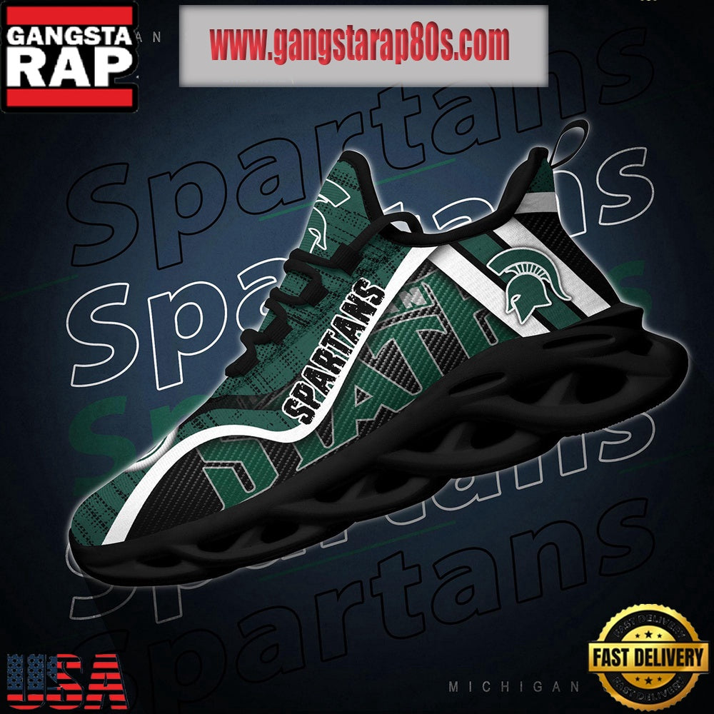 NCAA Michigan State Spartans New Design Max Soul Shoes Running Sneakers